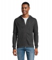 STONE UNI HOODIE 260g, Charcoal Melange