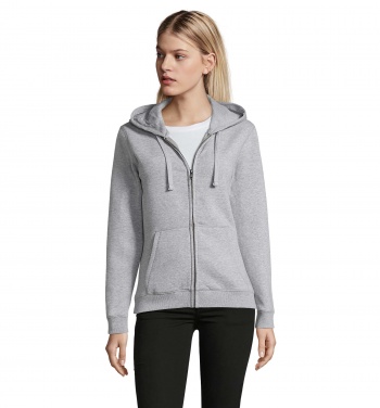 Logotrade promotional gifts photo of: SPIKE WOMEN ZIP HOOD SWEAT