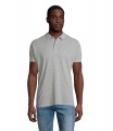 PLANET MEN Polo 170g, Grey Melange 2