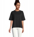 BOXY WOMEN OVERSIZE T-SHIRT, Deep Black