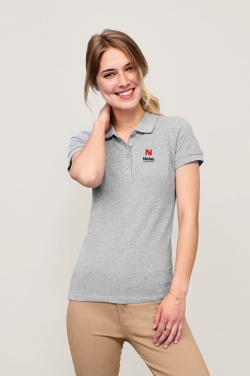 Logo trade promotional giveaways image of: PEOPLE WOMEN POLO 210g