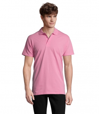 Logo trade promotional giveaways picture of: SPRING II MEN Polo 210g