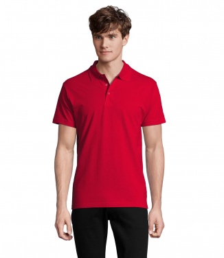 Logo trade promotional giveaways image of: SPRING II MEN Polo 210g