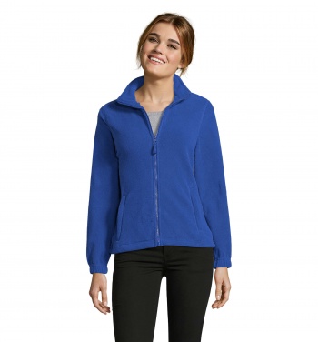 Logotrade promotional item image of: NORTH WOMEN ZIPPED FLEECE