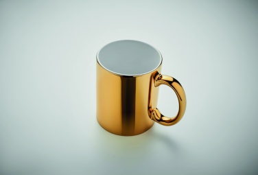 Logo trade corporate gifts picture of: Ceramic mug metallic 300 ml