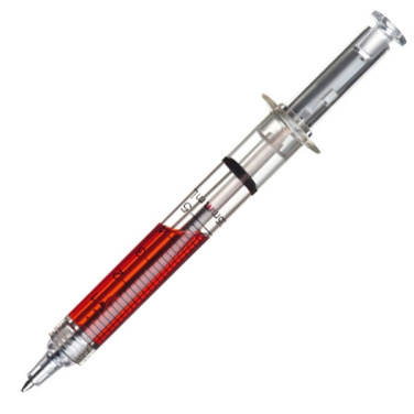 Logo trade advertising products image of: Plastic ballpen INJECTION