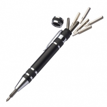 Logo trade promotional merchandise photo of: Meta screwdriver set CORLEONE