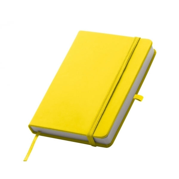 Logo trade promotional items picture of: A6 note book LUBECK