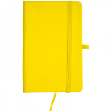 Logo trade promotional gifts picture of: A6 note book LUBECK