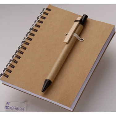 Logo trade promotional giveaways image of: A6 ECO Notepad KEYSTONE