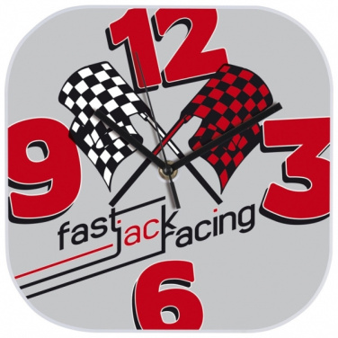 Logo trade promotional merchandise picture of: Wall clock with all over clock face BEL AIR