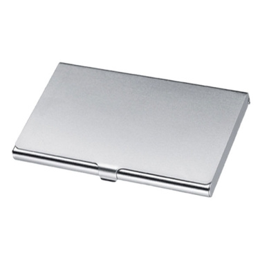 Logotrade promotional gift image of: Metal business card holder CORNWALL