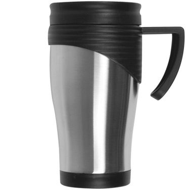 Logo trade promotional gifts image of: Stainless steel thermo cup EL PASO 400 ml