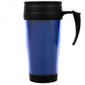 Plastic cup FORT WORTH 400 ml, blue