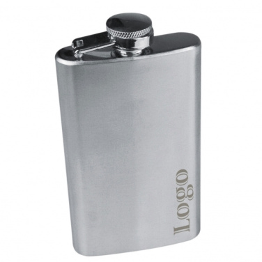 Logo trade promotional product photo of: Stainless steel hip flask FRESNO 104 ml