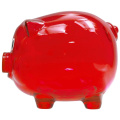 Piggy bank LEICESTER, red