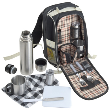 Logotrade promotional merchandise photo of: Luxurious picnic backpack with cool bag GEORGIA