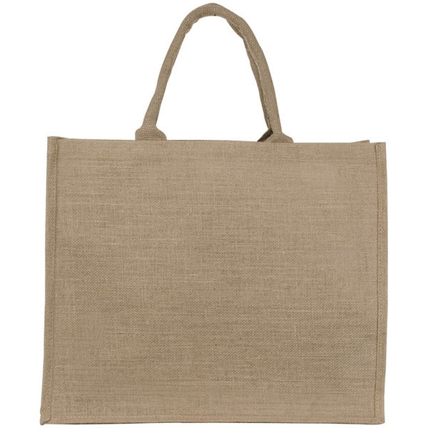 Logo trade advertising product photo of: Jute bag, big HANNOVER