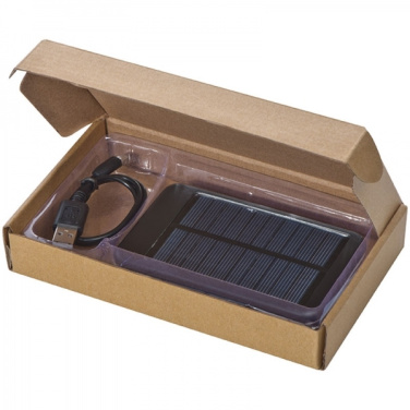 Logo trade promotional gifts picture of: Solar power bank PHILADELPHIA