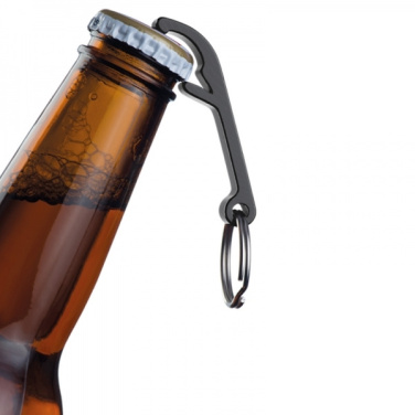 Logo trade promotional merchandise image of: Keyring - bottle opener WORCESTER