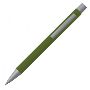 Logotrade advertising product image of: Metal ballpen soft touch ABU DHABI