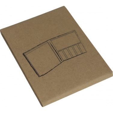 Logotrade advertising products photo of: Adhesive note pad BURLINGTON