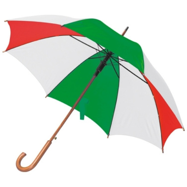 Logotrade advertising product image of: Wooden automatic umbrella NANCY