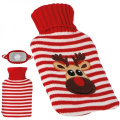 Christmas hot water bottle KALIBO, red