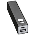 Metal power bank PORT HOPE 2200mAh, black