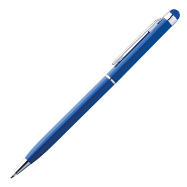 Logo trade business gifts image of: Metal ballpen with touch pen NEW ORLEANS