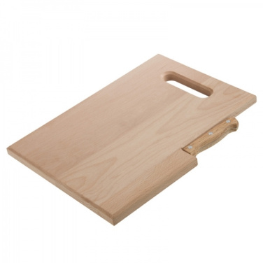 Logotrade promotional item image of: Wooden board with knife LIZZANO