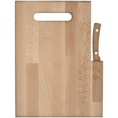 Logo trade advertising products picture of: Wooden board with knife LIZZANO