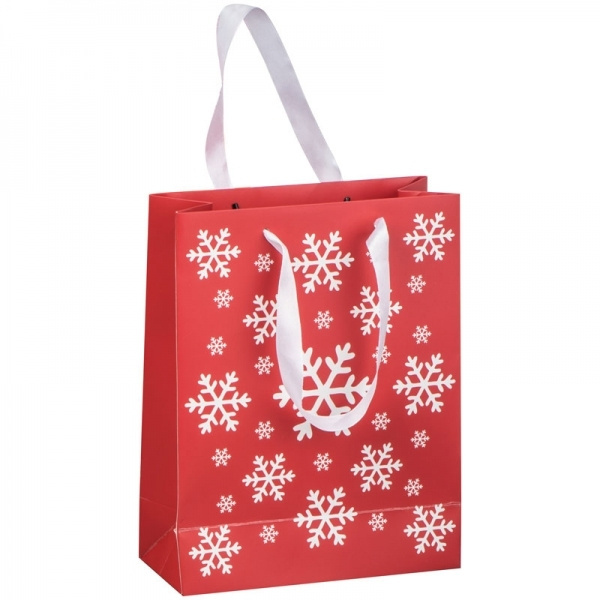 Logotrade promotional giveaways photo of: Small Christmas paper bag BASEL