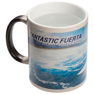 Logo trade promotional gift photo of: Colour-changing sublimation mug SIRMIONE 300 ml