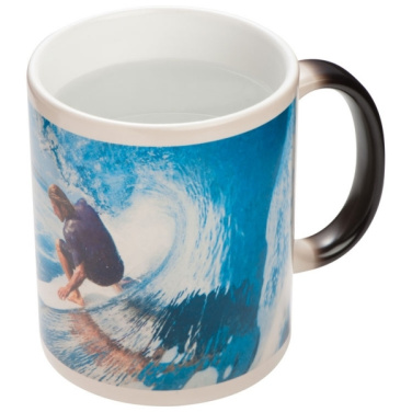 Logo trade business gift photo of: Colour-changing sublimation mug SIRMIONE 300 ml