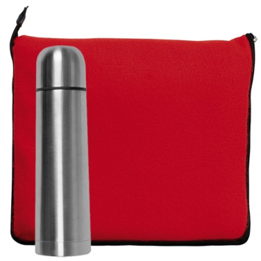 Logo trade promotional gifts picture of: Set fleece blanket and thermal flask LIVERPOOL