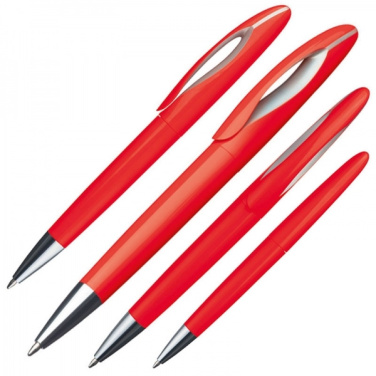 Logo trade promotional giveaways image of: Plastic ballpen FAIRFIELD