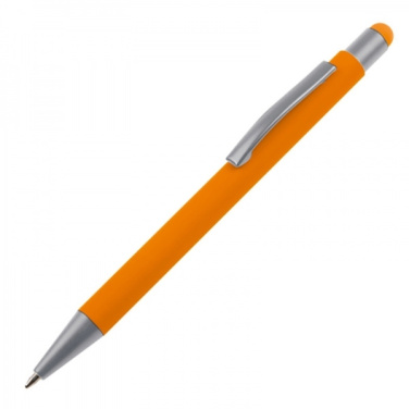 Logotrade promotional giveaway image of: Metal ballpen touch pen soft touch SALT LAKE CITY