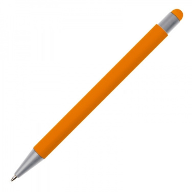 Logo trade business gift photo of: Metal ballpen touch pen soft touch SALT LAKE CITY