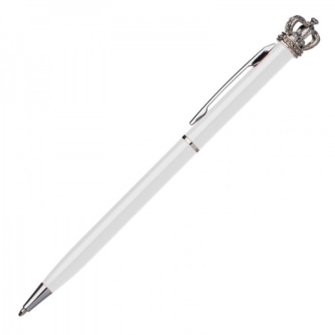 Logo trade promotional items image of: Metal ballpen KINGS PARK