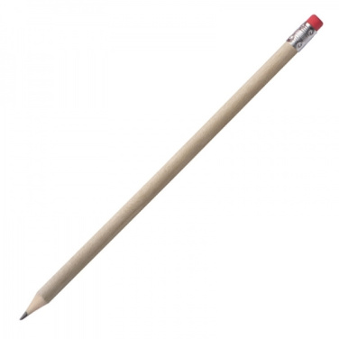 Logotrade promotional gift picture of: Pencil with eraser HICKORY