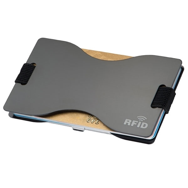 Logo trade promotional merchandise picture of: RFID card holder GLADSTONE