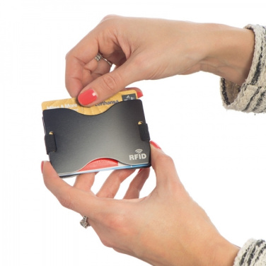 Logo trade promotional items image of: RFID card holder GLADSTONE