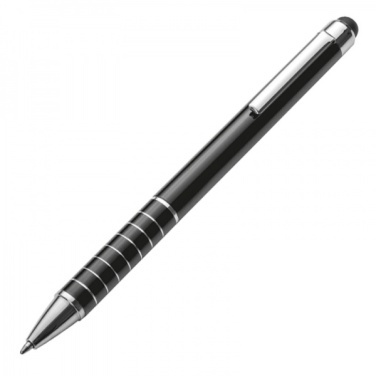 Logo trade promotional items picture of: Metal ballpen with touch pen LUEBO