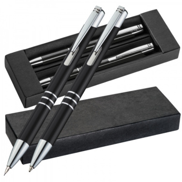 Logotrade promotional product picture of: Metal writing set CLAREMONT