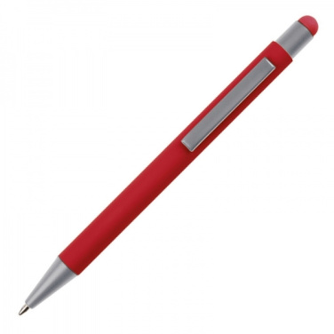 Logotrade business gift image of: Metal ballpen touch pen soft touch SALT LAKE CITY