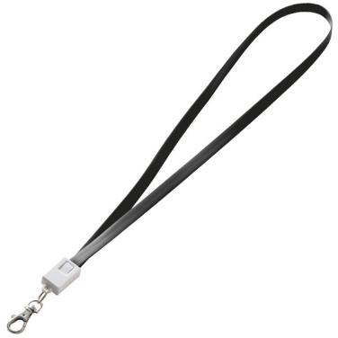 Logotrade promotional product image of: Lanyard with usb cable LE PORT