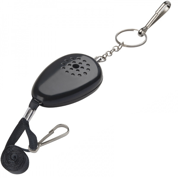 Logo trade promotional gift photo of: Keyring with alarm function OVADA