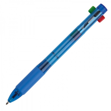 Logotrade advertising product picture of: Plastic ballpen 4in1 NEAPEL