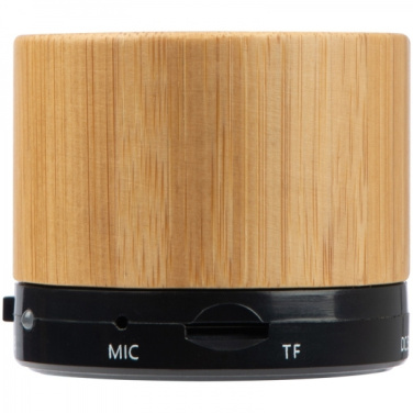 Logo trade corporate gifts picture of: Bamboo bluetooth speaker FLEEDWOOD